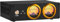 Dual Analog VU Meter Audio Switcher Box mit RGB Schallpegelanzeige für Heimkino - DB-Panel-Display, Farb-/Helligkeitseinstellung