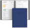 JAYSOO® Tagesplaner,undatierter Terminplaner mit 24 Stunden Zeitplan, To do list usw., 132 Seiten/66 Blatt 155x215mm Soft Cover Coil Tagesplanung für Arbeit, Lernen und Familienplan - Blau