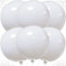 Luftballons Weiß, 6 Stück 22 Zoll Metallic Weiß Folienballons, Hochzeit Luftballons, Grosse Luftballons Weiß, für Verlobung Hochzeit Geburtstag Babyparty Valentinstag Party Deko