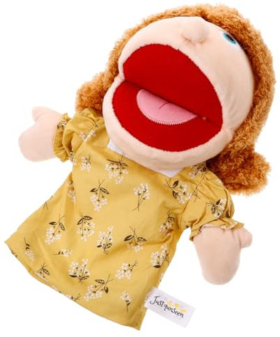 COSMEVIVI Interaktive Eltern Kind Handpuppe Plüschhandpuppenspielzeug Fingerpuppenspielzeug Handpuppen Für Kleinkinder Schwesterplüschhandpuppe Lernpuppen Familienhandpuppen