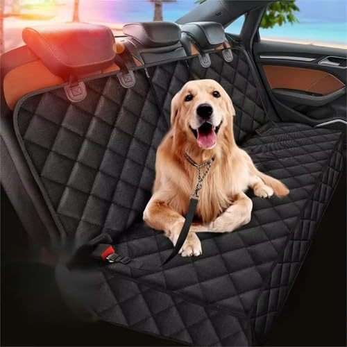 Yixinly 4 en 1 Housses de Siège d'auto pour Chien, Accessoires Voiture Protection Siege Voiture Imperméable Antidérapant