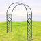 dsmsdre Gartenlaube Pergola, Robuster Blumenständer Aus Rosenmetall, Für Kletterpflanzen, Ng, Rostfrei, Einfach Zusammenzubauen, Schwarz/Einfarbig/340 * 230 cm,Onecolor-300 * 230Cm