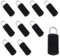 10-Stück Reisverschluss Zipper,Beidseitig Reißverschluss Zipper Ersatz,Ersatz Zipper für Reißverschlüsse,Pull Reparatur Ersatzteile Universal,Abnehmbares Anziehhilfe,für Fix Jacken Zelt Bettwäsche Set