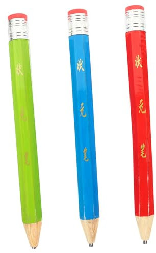 DIYEAH Große Schreibbleistifte für Jungen und Mädchen Bleistifte für Die Schule Holzbleistifte Achteckig Tragbar Schreibwaren