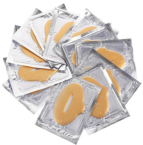 ARTSEWPLY 25 Stück Feuchtigkeitsspendende Gel Lippenmasken Kollagen Pflegepads Für Trockene Rissige Lippen Pflegende Schlaf Lippenmaske Leichte Lippenpflege Geschenk Für Frauen Und Familie