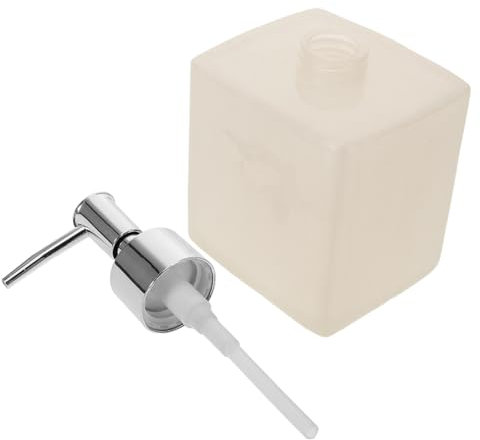 VICASKY Bouteille De Gel Résine Émulsion Distributeur De Liquide Design Minimaliste Lacté Rechargeable Et pour Salle De Bain