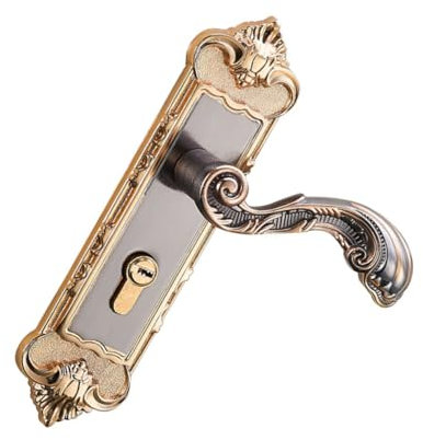 POPETPOP serratura in lega di alluminio serrature porte interne Serratura per porte interne serratura d'epoca maniglia della porta della camera da letto