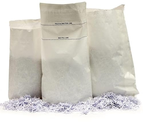 Confidential Waste Paper Document Shredding Bags Peel Self Seal Large Sacks (10)