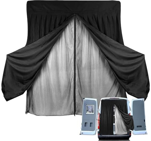 Mosquitera Portón Trasero Coche para FIAT Ducato, Magnétique Cortina Protección Solar para Maletero Puerta Traser para Acampar al Aire Libre