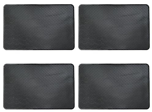 4 STK Antirutschmatte Auto Armaturenbrett Ablage 27x15cm | Antirutsch Pads Auto Zubehör Innenraum Rutschfeste Matte Auto Armaturenbrettmatte Dashboard für Handy Sonnenbrille Schlüssel