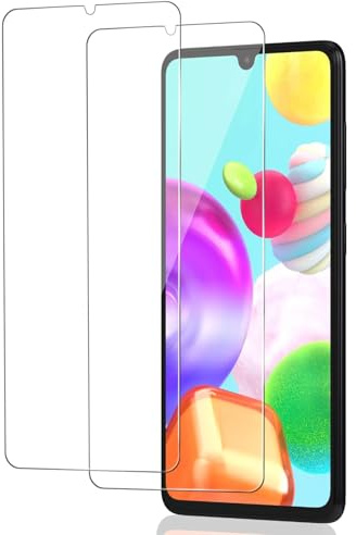 ICESPRING für Panzerglas für Samsung Galaxy A41 Schutzfolie, 2 Stück Fingerabdruck-ID Panzerfolie für Samsung A41 Folie, 9H Härte Schutzglas für Galaxy A41 Panzer Schutz Glas