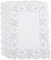 White Lace Paper Doily, Pinfan 140pcs Rectangle Cake Packaging Paper Pads for a Tea Party or Birthday Wedding Tableware Decoration (7.5 x 12 inch)