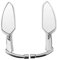 Alamor 8Mm 10Mm Chrom CNC Blade Rear Review Spiegel Für Harley Dyna Heritage Softail Sportster