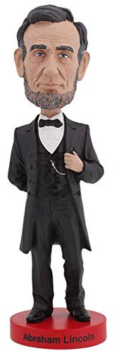 Royal Bobbles - Muñeco cabezón de Abraham Lincoln - V2