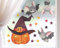 TinyFoxes Fensterbild Fledermäuse - selbstklebend und wiederverwendbar - Fensterbild Halloween - handgezeichnet von Kristin Franke