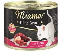 Miamor Dose Feine Beute Rind 185 g (Menge: 12 je Bestelleinheit)