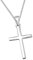 Goldene Hufeisen Kreuz Anhänger mit Halskette 925 Echt Sterling Silber Mädchen Kinder Jungen Damen Taufe Kommunion Konfirmation Kette 40