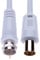 Koaxialkabel F- Stecker auf RF M-Stecker Kabel für Satelliten Sat Freesat Sky Virgin BT TV HDTV DVB DVD Radio/Koax Aerial Freeview Coaxial Coax Antenne Adapter Kabelfernsehen - 2 m Weiß