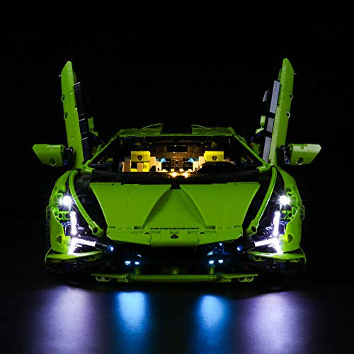 Lightailing Licht-Set Für (Technic Lamborghini Sián FKP 37) Modell - LED Licht-Set Kompatibel Mit Lego 42115(Modell NICHT Enthalten)
