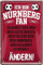 schilderkreis24 - Blechschilder ICH BIN NÜRNBERG Fan Metallschild für Fußball Begeisterte Dekoschild Geschenkidee 20x30 cm