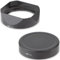 Haoge LH-X53B Paraluce quadrato in metallo per Fujifilm Fuji Fujinon XF 35 mm F1.4 R / XF35mmF1.4 R xf18 mm f2.8 paraluce con kit di tappi in metallo