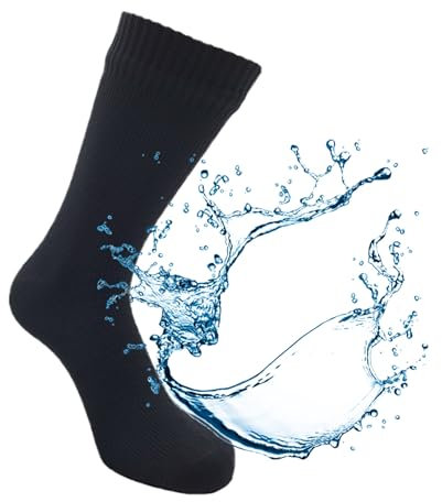 Kadem® Calzini impermeabili per sport acquatici sport invernali campeggio pesca trekking trail vela hiking golf corsa ciclismo ciclismo trekking rafting canottaggio attività all'aria aperta