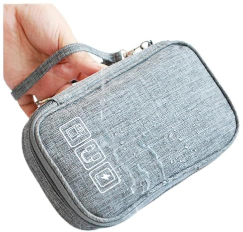 Alambres 1pc Electrónica Organizador Cable USB Cargador Bolsa Organizador Digital Gadget Portátil De Almacenamiento Caso Bolsa