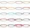 Cytecedx Lot de 20 bracelets d'amitié en tissu tressé pour femme et fille - Réglable - Multicolores - Fait à la main - Cadeau pour meilleure amie, anniversaire, Noël