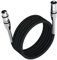 FIBBR XLR Cable 5M, Microphone Cable Nylon Braided XLR Male to Female Heavy Duty Balanced Microphone Cord Compatible with Preamps/Speaker Systems and More