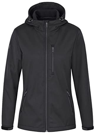 JAKO Damen Softshelljacke Premium, Schwarz, 34