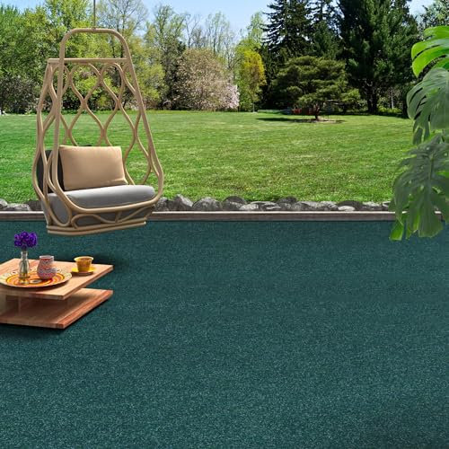 Snapstyle Kunstrasen | Rasenteppich mit Noppen | Wetterfest | Balkon | Terrasse | Outdoor Teppich