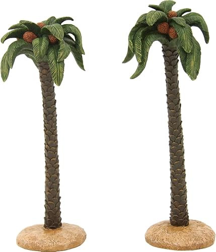 dekoprojekt Krippenzubehör Palmenset 23 cm, Weihnachtsfiguren, grün