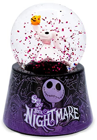 Disney The Nightmare Before Christmas Zero beleuchtete Mini-Schneekugel für Erwachsene, 7,6 cm
