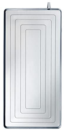 Kondensatwanne Edelstahl-Auffangwanne Matte, Universal-Klimaanlagen-Ablaufset mit Abflussrohr Geeignet für Separates Klimaanlagen-Außengerät (Size : 1-2P)