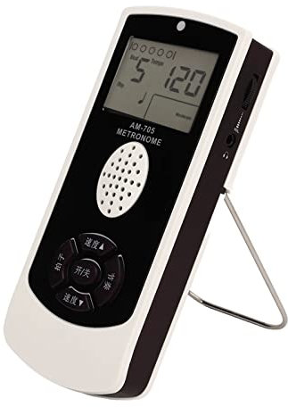 Elektronisches Metronom mit Gesangs- und Kopfhöreranschluss. Großvolumiges LCD-Gesangsmetronom für Guzheng, Gitarre, Klavier Usw