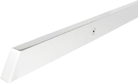 INOXLM Rechteckiger Handlauf 40 x 20 mm aus weiß lackiertem Stahl | Handlauf Made in Italy Farbe schwarz | Handlauf DIY | Handlauf ideal für den Innen- und Außenbereich (330 cm, Weiß)