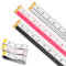 Bedzzatore Measuring Tape 150cm - Dual Scale Body Measuring Tape Ruler for Weight Loss, Tailoring, Flexible Tape Measure with Inches, Centimeters, 3-Pack Multicolor Set, All-Purpose Fabric & Body Tape