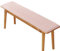 uyeoco Bankauflage Bankkissen Sitzauflage Sitzkissen Bank, Dicke Bequeme Rutschfestes Sitzkissen für Gartenbank Schaukel, Terrasse, Esstisch, Bank, Drinnen(Color:Peach,Size:80x30cm)