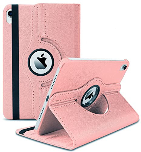 MOBISTAR Funda giratoria para iPad Air de 11 pulgadas M2 de 6ª generación (2024), iPad Air 5/4 (2022/2020 5ª/4ª generación de 10.9 pulgadas), funda protectora de rotación de 360 grados, encendido y