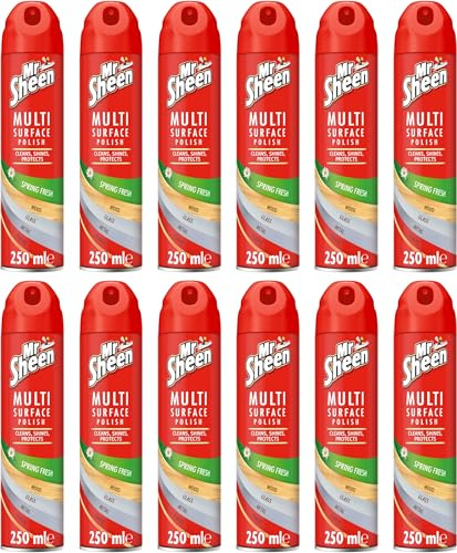 Mr Sheen Multi-Surface Polish 250ml (PACK OF 12) (Spring Fresh)