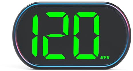 AMHVMU gps Tacho Auto HUD Digitales Geschwindigkeitsmessgerät X2 Grün Geschwindigkeitsanzeige, head up display auto USB Kabel Plug & Play für alle Autos