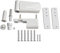 Besttoolifes Aluminium Adjustable Door Flag Hinge Mute Buffer, Double Glazing Door Flag Hinge Adjustable, Heavy Duty Aluminium Adjustable Door Flag Hinge