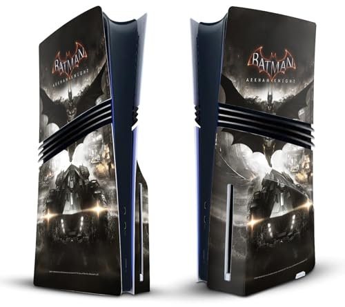 Head Case Designs sous Licence Officielle Batman Arkham Knight Art Clé Graphiques Vinyle Autocollant De Jeu Peau Autocollant Couverture Compatible avec Sony Playstation 5 PS5 Pro Disc Edition Console