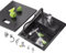 Fregadero De Cocina De Acero Inoxidable Negro Con Grifo Elevable Y Lavavasos Fregadero Oculto De Una Cubeta Para Casa Apartamento Bar Caravana Con Kit De Instalación Completo(45x38x22cm(B))