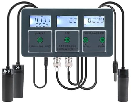 WiFi Tuya Smart PH ORP TDS EC SALZ S. G Temp CF Monitor Meter Online Aquarium Wasser Qualität Tester Daten Logger Controller
