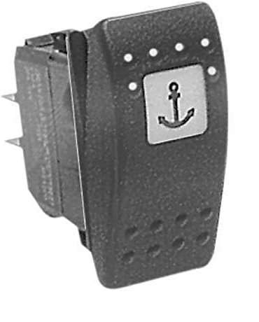 Carling Technologies Interrupteur (on)-Off-(on) 2 LED 24 V