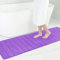 smiry Memory Foam Bath Mat, 60 x 180 cm, Extra Soft Large Bathroom Mat Runner, Super Absorbent Non-Slip Bath Mats for Bathroom Floor Long Machine-Washable Dry Bath Rug Foot Mat, Purple