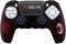 Qubick Cover Gamepad Skin AC Milan (PS5) Silicone rouge et noir QBK-PS5-ACM
