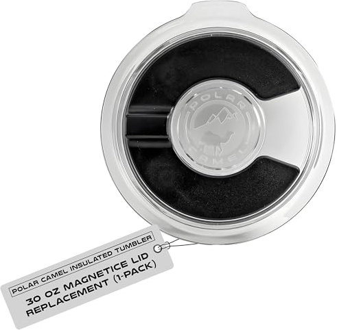 Polar Camel Ersatzdeckel für 850 ml Becher und 1,2 l Reisebecher mit Griff, magnetischer Polar Camel Deckel, Ersatz (1er-Pack), perfekte Passform für Polar Camel 850 ml Becher und 1,2 l Reisebecher