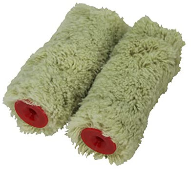 Faithfull FAIRMINI2MAS Masonry Mini Roller Refills 100mm (4in) Twin Pack. For Masonry Paints on Rough Surfaces